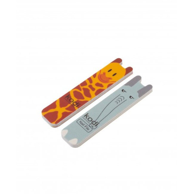 №198 Children's nail set: File 180/220 elephant, polisher 400/300 giraffe №198 Children's nail set: File 180/220 elephant, polisher 400/300 giraffe